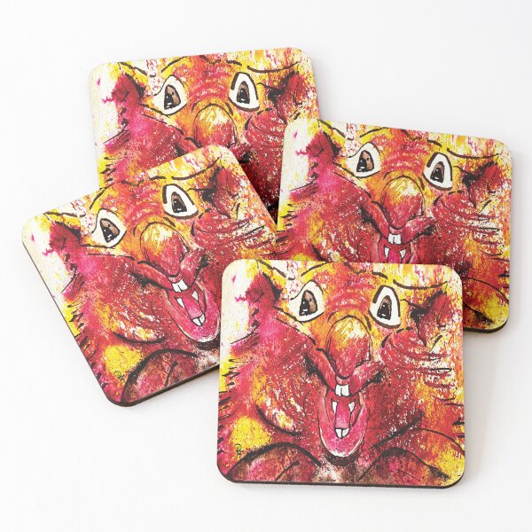 Item preview, Kooky Kreatures 'Woz: The Red Wombat' Caricature Print — Art by Paquita designed and sold by Art-by-Paquita.