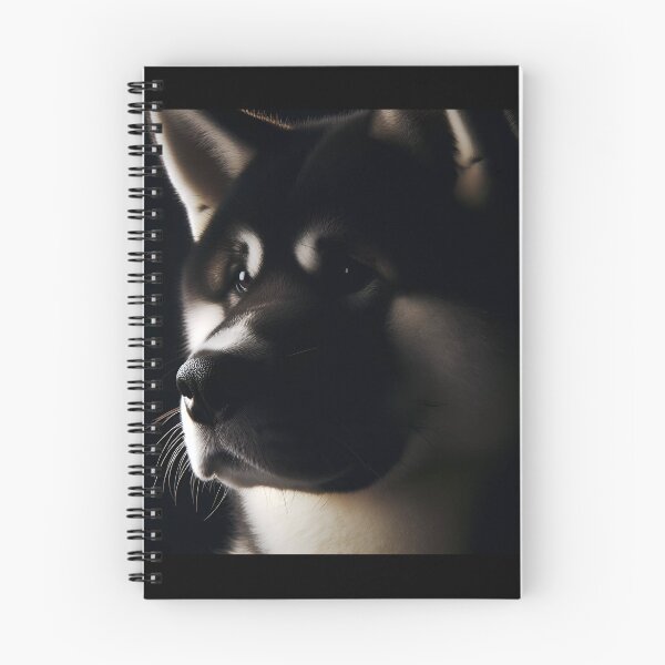 Artikelvorschau, Akita in Chiaroscuro entworfen und verkauft von PawspectCreate.