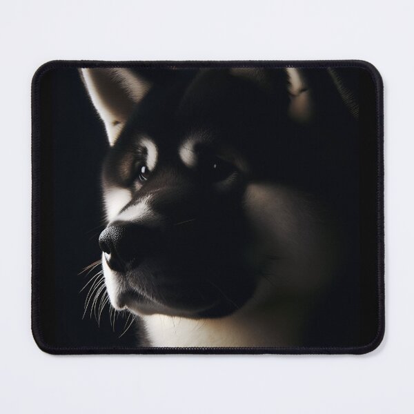 Item preview, Akita in Chiaroscuro designed and sold by PawspectCreate.