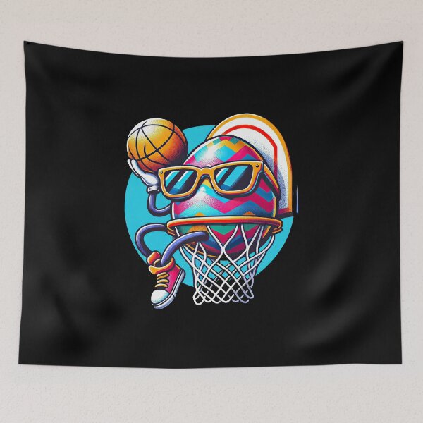 Item preview, Basketball Player Easter Egg Funny Sports Boys Kids T-Shirt designed and sold by MAPDDesigns.