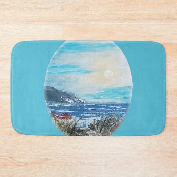 Item preview, Oval Beach Scene designed and sold by Purpleartichoke.
