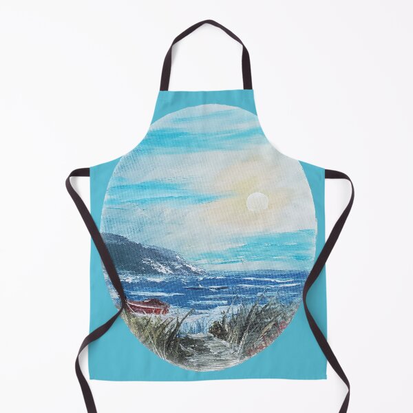 Item preview, Oval Beach Scene designed and sold by Purpleartichoke.