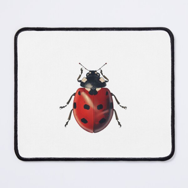 Item preview, Vivid Red Ladybug on a Parchment Backdrop designed and sold by prehistoricco.