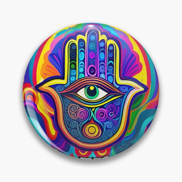 Item preview, Hamsa bendice el hogar psicodélico designed and sold by Magicifa.