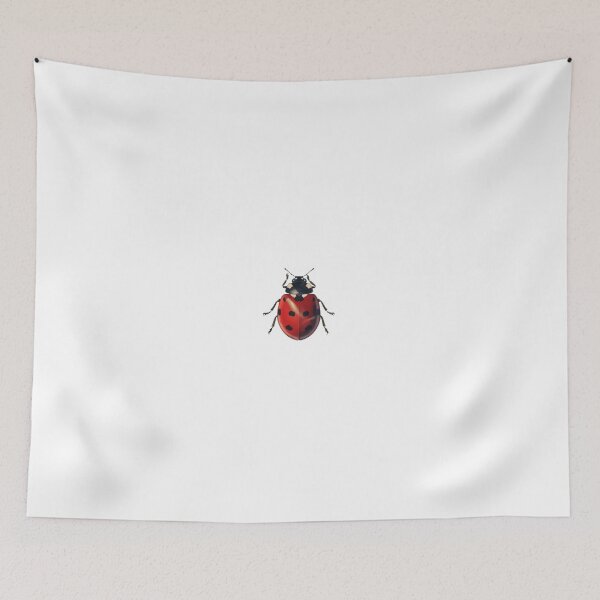 Item preview, Vivid Red Ladybug on a Parchment Backdrop designed and sold by prehistoricco.