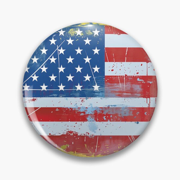 Item preview, USA flag designed and sold by tangramrachel.