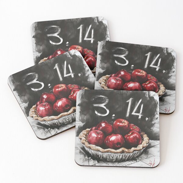 Item preview, Rococo Revelry- A Pi Day Symphony in Apple PIE - Artistic Ode to 3.14 Generative AI designed and sold by OlfactoART Studio.