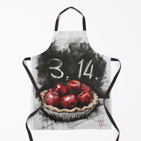 Item preview, Rococo Revelry- A Pi Day Symphony in Apple PIE - Artistic Ode to 3.14 Generative AI designed and sold by OlfactoART Studio.