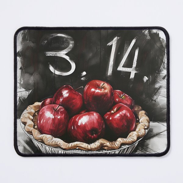 Item preview, Rococo Revelry- A Pi Day Symphony in Apple PIE - Artistic Ode to 3.14 Generative AI designed and sold by OlfactoART Studio.
