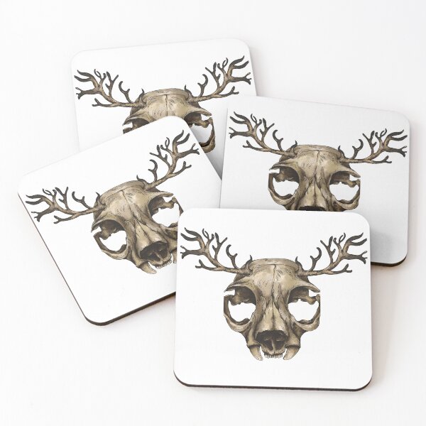 Item preview, HORNED SKULL designed and sold by KoalaArtStudio.