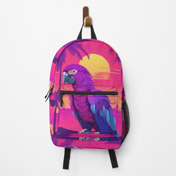 Item preview, Copy of Parrot and palms at evening, sky fall of stars, exotic vibes designed and sold by Sugar Wisdom .