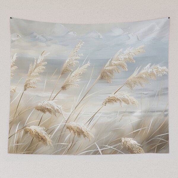Item preview, Sea Oats on the Beach Neutral Print designed and sold by MargaretWiktor.