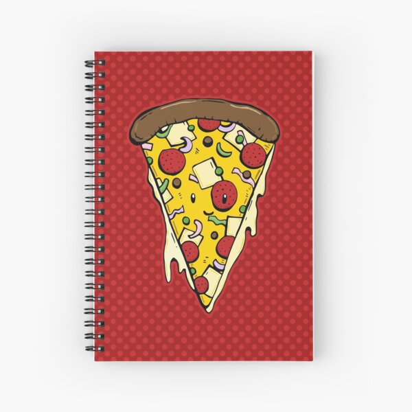 Pizza with dots Spiral Notebook