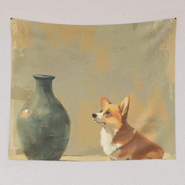Item preview, Little Corgi dog designed and sold by CorgiCuddle.