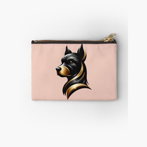 Item preview, Doberman head logo in black and gold designed and sold by AD-Digital-Art.