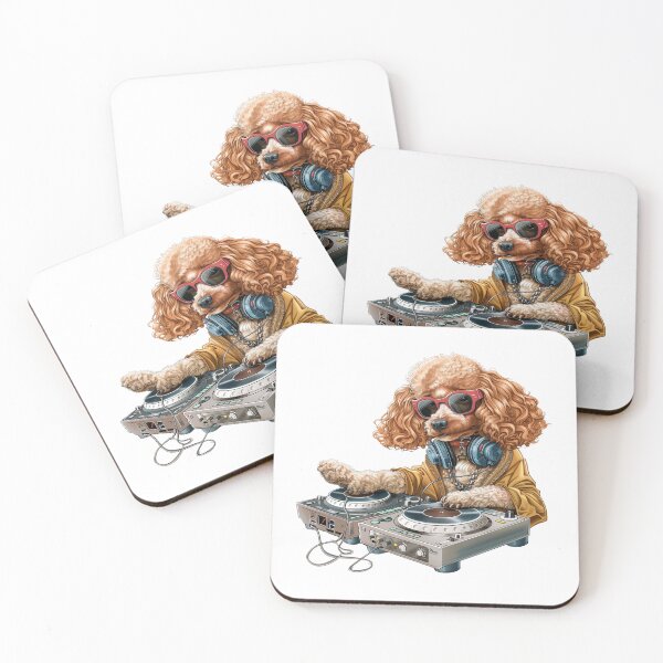 Item preview, Poodle Dog DJ with mixing decks designed and sold by Chugai.