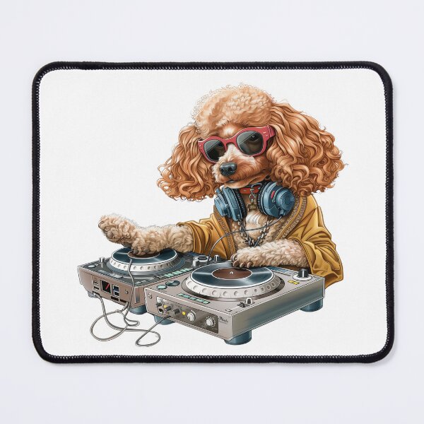 Item preview, Poodle Dog DJ with mixing decks designed and sold by Chugai.