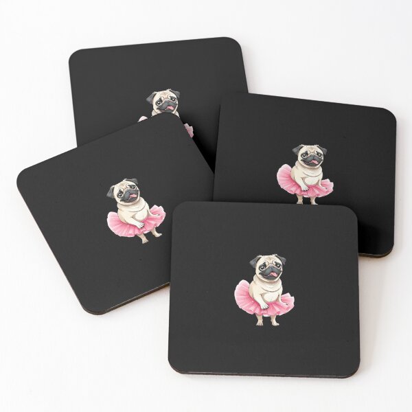 Item preview, Cute Pug in a Hot Pink Tutu designed and sold by Kazzasthings.