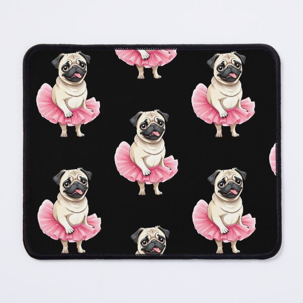 Item preview, Cute Pug in a Hot Pink Tutu designed and sold by Kazzasthings.