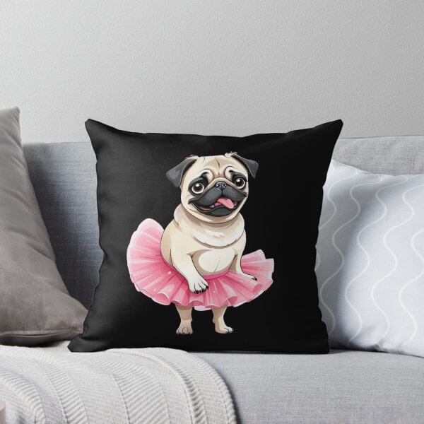Item preview, Cute Pug in a Hot Pink Tutu designed and sold by Kazzasthings.