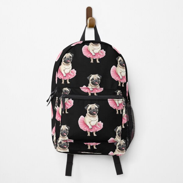Item preview, Cute Pug in a Hot Pink Tutu designed and sold by Kazzasthings.