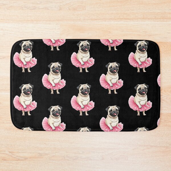 Item preview, Cute Pug in a Hot Pink Tutu designed and sold by Kazzasthings.