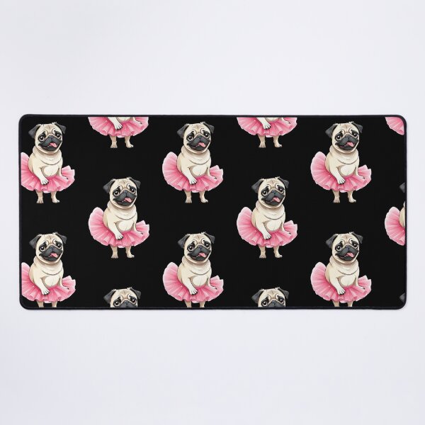 Item preview, Cute Pug in a Hot Pink Tutu designed and sold by Kazzasthings.
