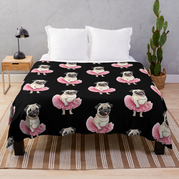 Item preview, Cute Pug in a Hot Pink Tutu designed and sold by Kazzasthings.