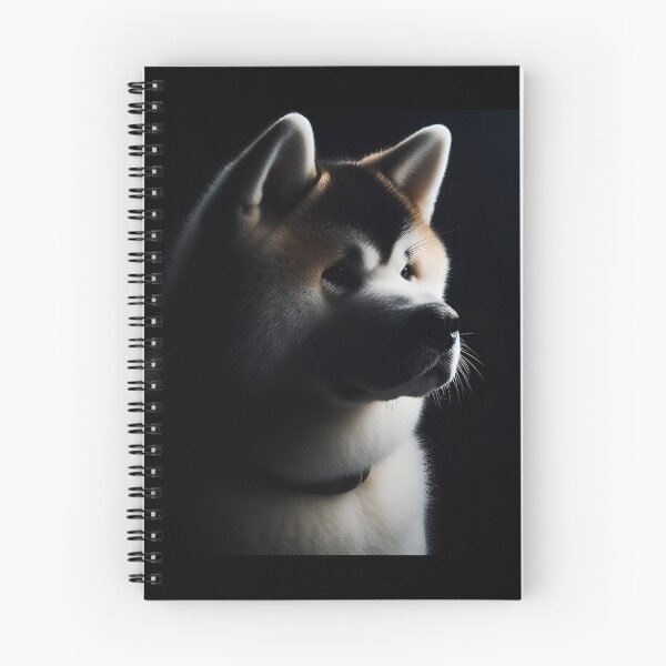 Artikelvorschau, Akita in Chiaroscuro Splendor entworfen und verkauft von PawspectCreate.