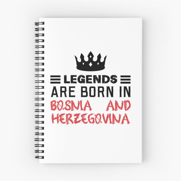 Item preview, Legends are born in Bosnia and Herzegovina designed and sold by BYNDART.