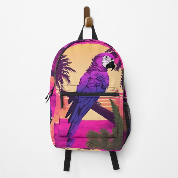 Item preview, Copy of Parrot and palms at evening, sky fall of stars, exotic vibes designed and sold by Sugar Wisdom .