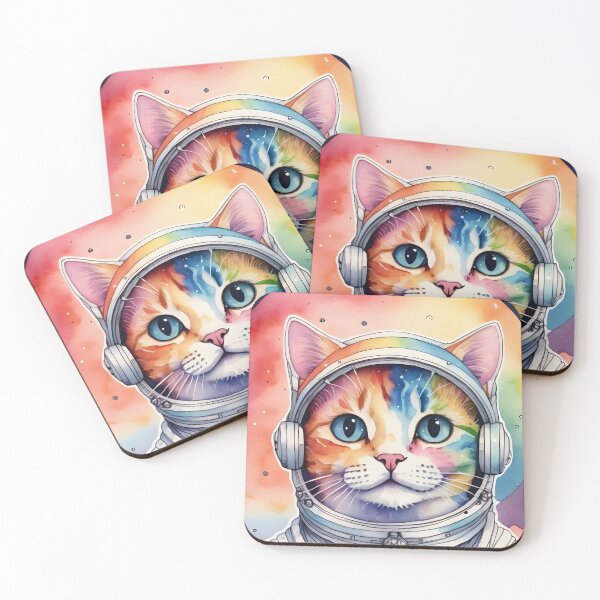 Item preview, Rainbow cat in space designed and sold by CRAFTER-MEDIA.