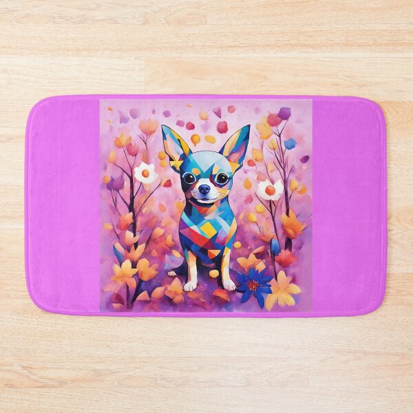 Item preview, A dog of the Bulldog breed among exotic flowers. designed and sold by Natalia-Vlad.