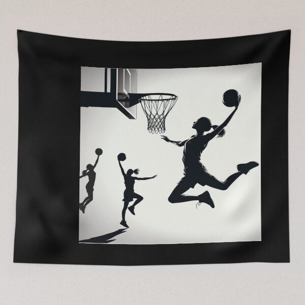 Item preview, Female Basketball Player in various poses. designed and sold by Print-Forge.
