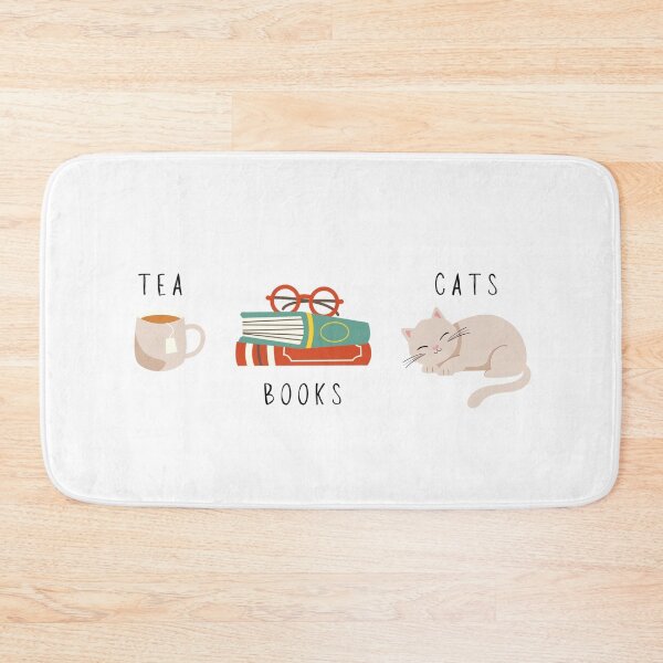 Item preview, Cats, books, tea #5 - Cute & colourful designed and sold by SusanDee.