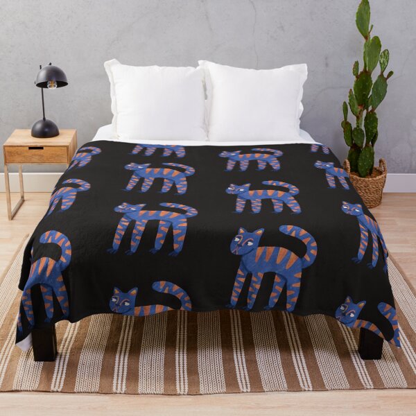 Item preview, Blue weird retro panther designed and sold by Dailykindness.