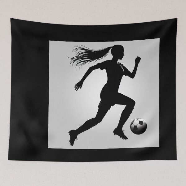 Item preview, Soccer player running with ball designed and sold by Print-Forge.