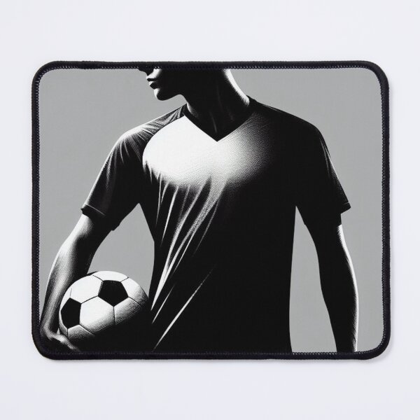 Item preview, Soccer Player Standing with Ball designed and sold by Print-Forge.