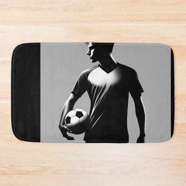 Item preview, Soccer Player Standing with Ball designed and sold by Print-Forge.