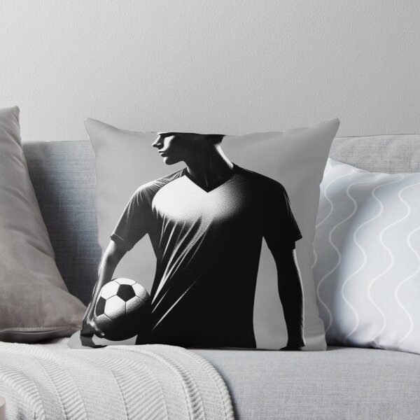 Item preview, Soccer Player Standing with Ball designed and sold by Print-Forge.