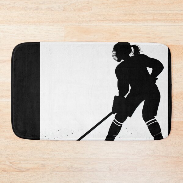 Item preview, Hockey player with puck designed and sold by Print-Forge.