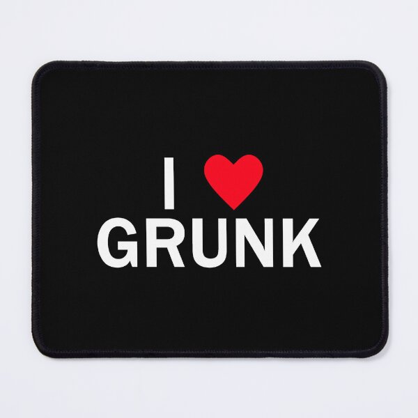 Item preview, I Heart Grunk I love Grunk design group (white text) designed and sold by Stone-Valley.