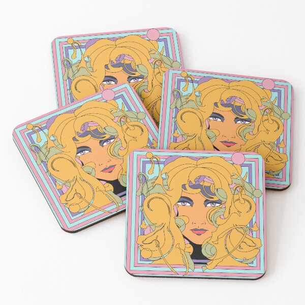 Item preview,  Graphic abstract art design with a  blond girl designed and sold by SweetLimeShop.