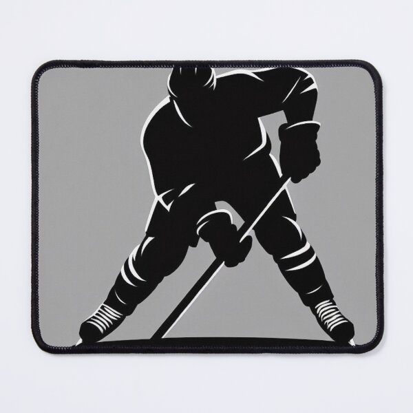 Item preview, Hockey player with puck designed and sold by Print-Forge.