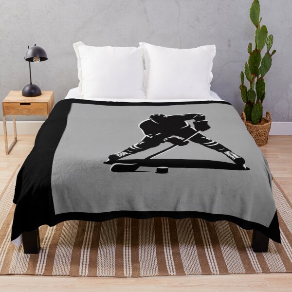 Item preview, Hockey player with puck designed and sold by Print-Forge.