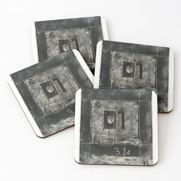 Item preview, Artistic Boldness- A Unique Pi Symbol Representation in Black Pencil and Paper Drawing designed and sold by OlfactoART Studio.
