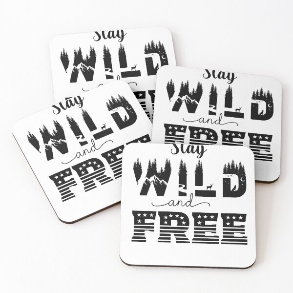 Item preview, Stay Wild and Free designed and sold by Whackadoodletee.