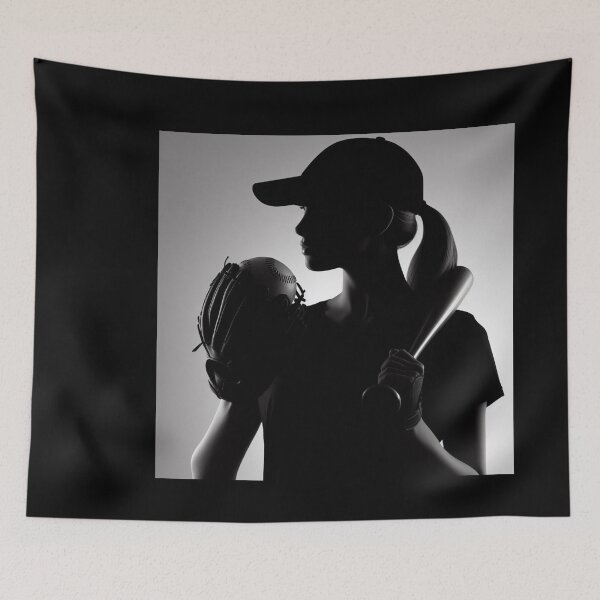 Item preview, Fastpitch softball player designed and sold by Print-Forge.