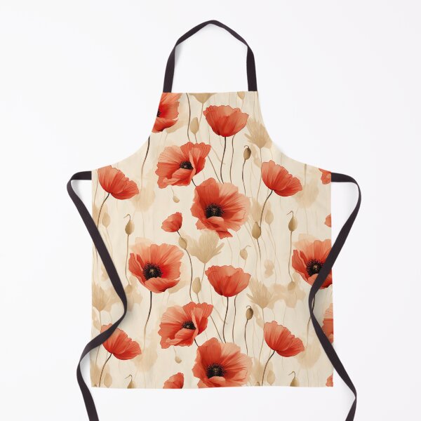 Artikelvorschau, Cottagecore Red Poppies Botanische Blumenpastell-Wildblumen entworfen und verkauft von fluffstuffgifts.