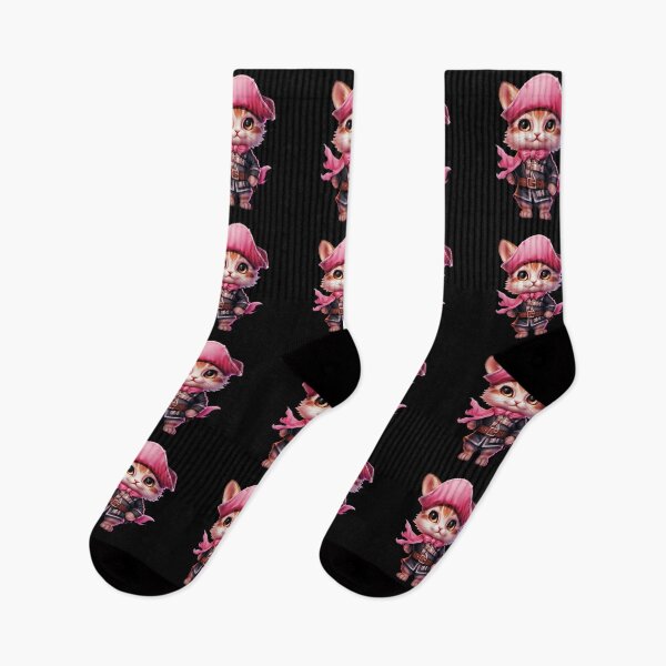 Item preview, Kawaii Pink Cat Pirate designed and sold by KawaiiArtStyle.
